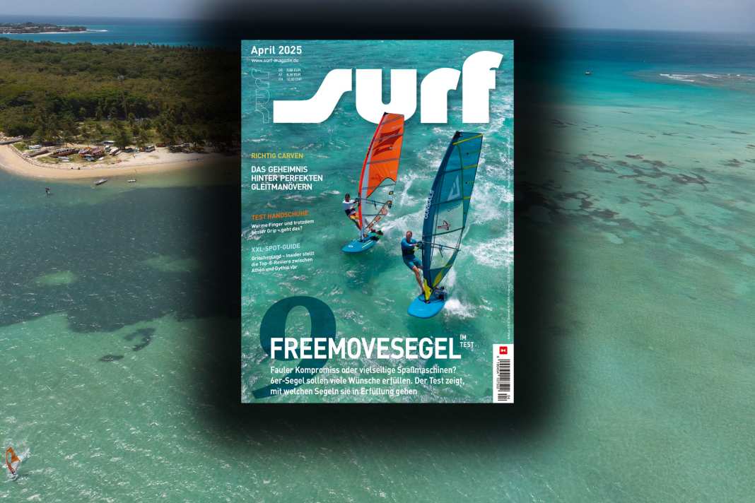 Das surf-Team beim Test vor Tobago, Drohnenpilot und Fotograf war Testleiter Stephan Gölnitz