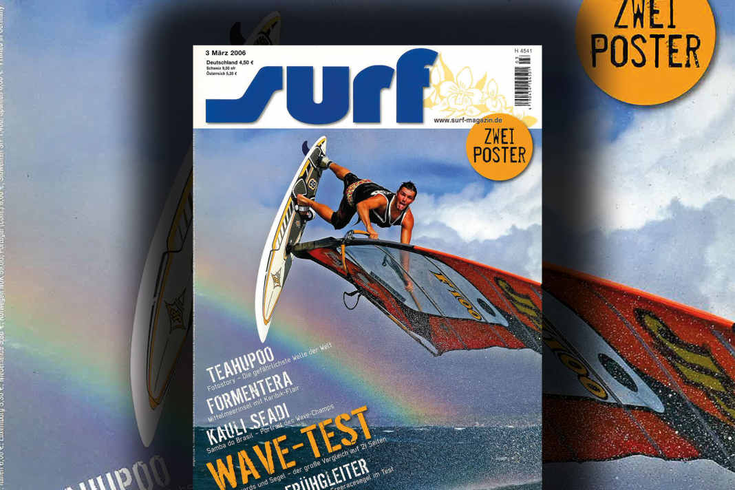 Julien Taboulet macht auf dem Cover der März-Ausgabe 2006 "den Affen", wie es im Heft heißt. Das Foto hat Jerome Houyvet geschossen