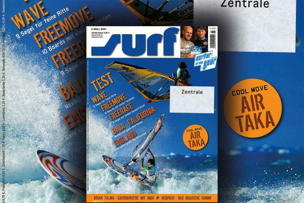 M-3 über F-3: Boujmaa Guillol und Thomas Traversa im Duett beim Wave-Contest auf Madagaskar, fotografiert von Jerome Houyvet.