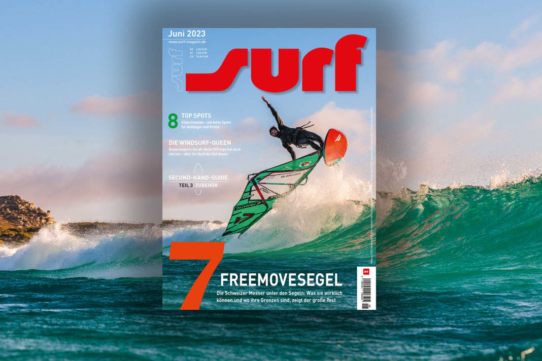 Marc Paré auf dem Cover von surf 6/2023 - fotografiert von Samuel Tomé