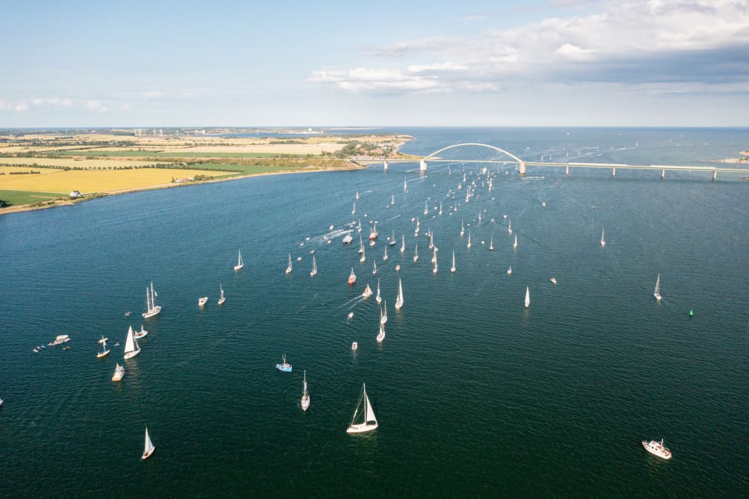 Bei der Sternfahrt im Fehmarnsund protestierten am vergangenen Samstag Hunderte von Wassersportlern gegen den Nationalpark Ostsee