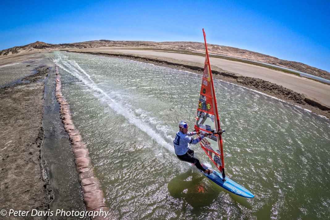 The speed surfers were finally back on the canal at the Lüderitz Speed Challenge at the weekend