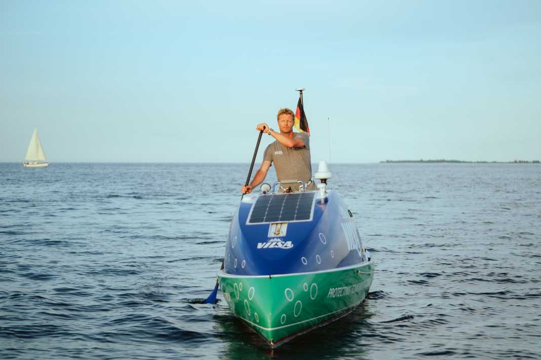 Michael Walther on his special SUP: the man from Kiel will soon start his Atlantic crossing