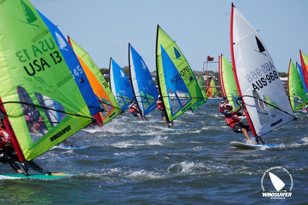 More than 200 starters took part in the Windsurfer LT World Championships