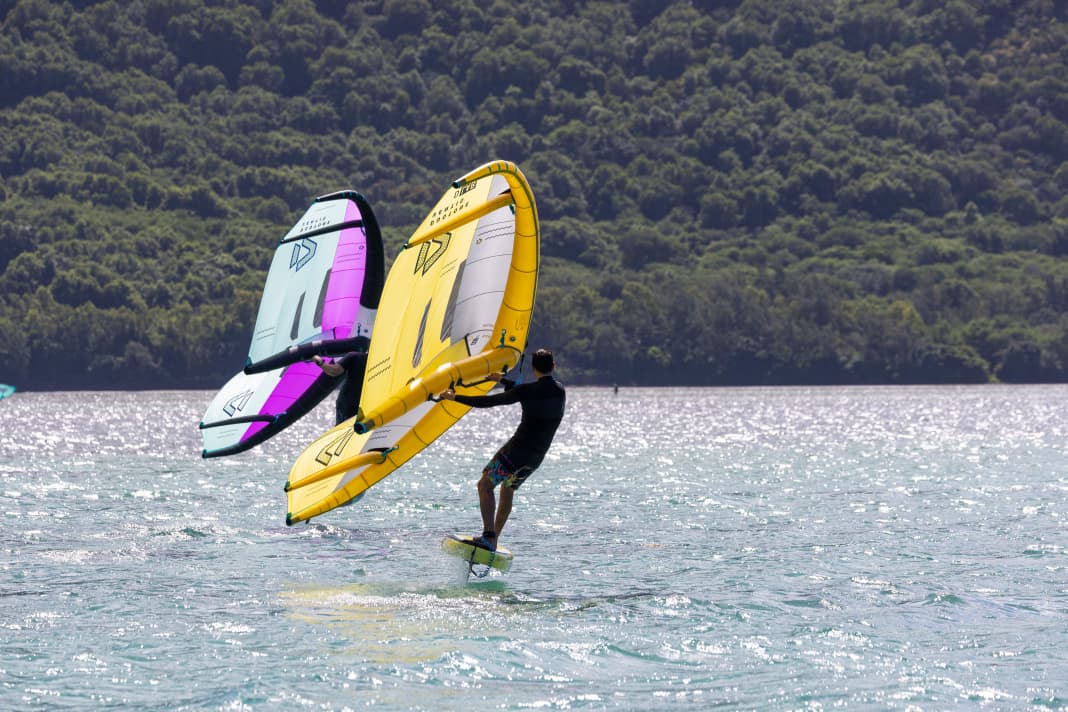 Am Achensee in Tirol bietet Nachmittags eine Thermik häufig guten Wind...