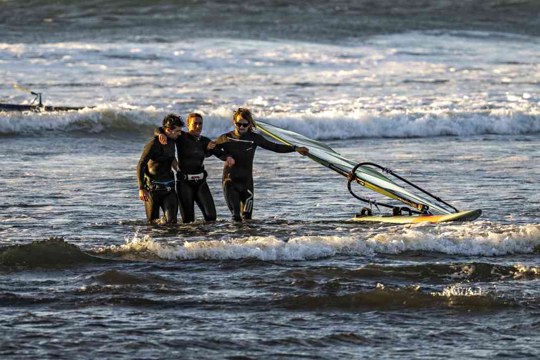 Lina unfortunately had to abandon the semi-final in Chile and came out of the water limping.