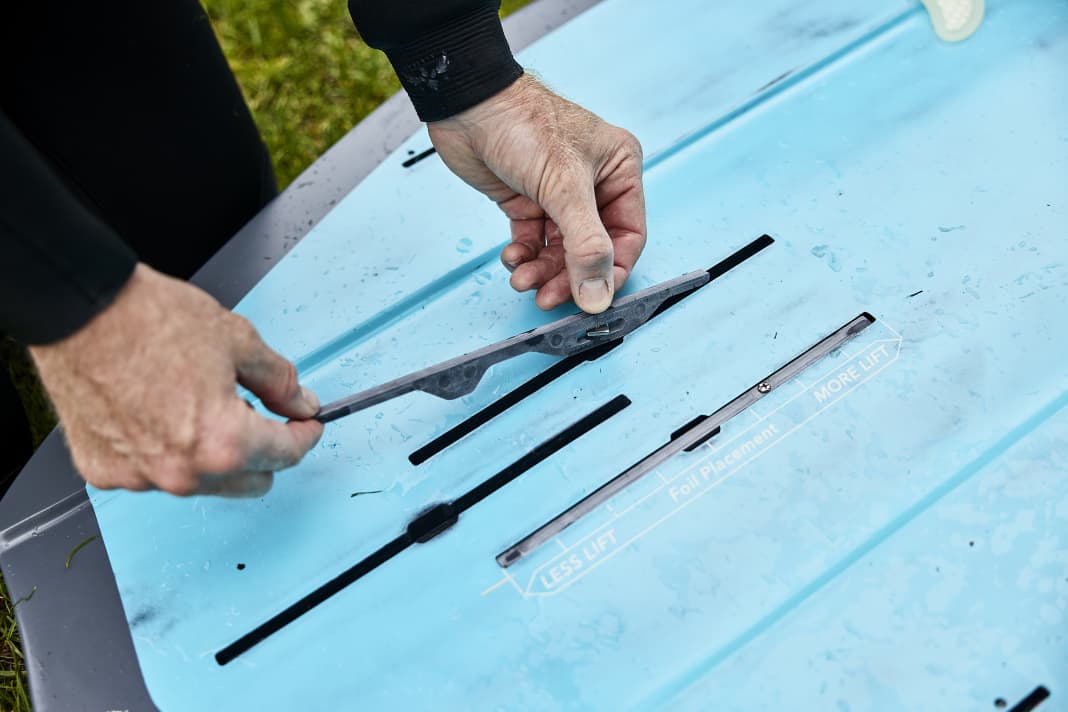 Covers for the double rail are supplied