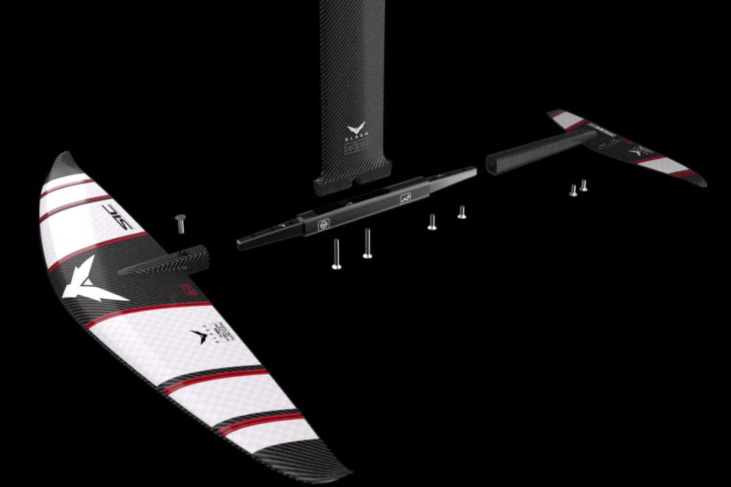 Das Slash Foil gibt's mit 1200 und 1700 cm2 Frontwing