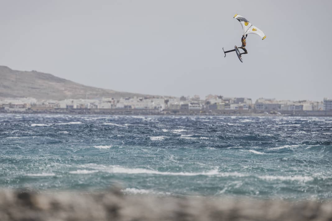 The conditions in Pozo with over 40 knots of wind were perfect for this discipline