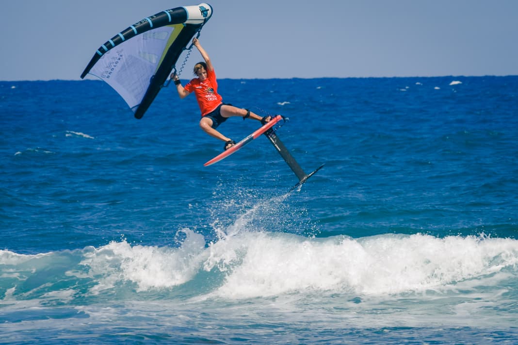 Mit dabei: der erst 13-Jährige Watermen aus Hawaii, Bobo Gallagher