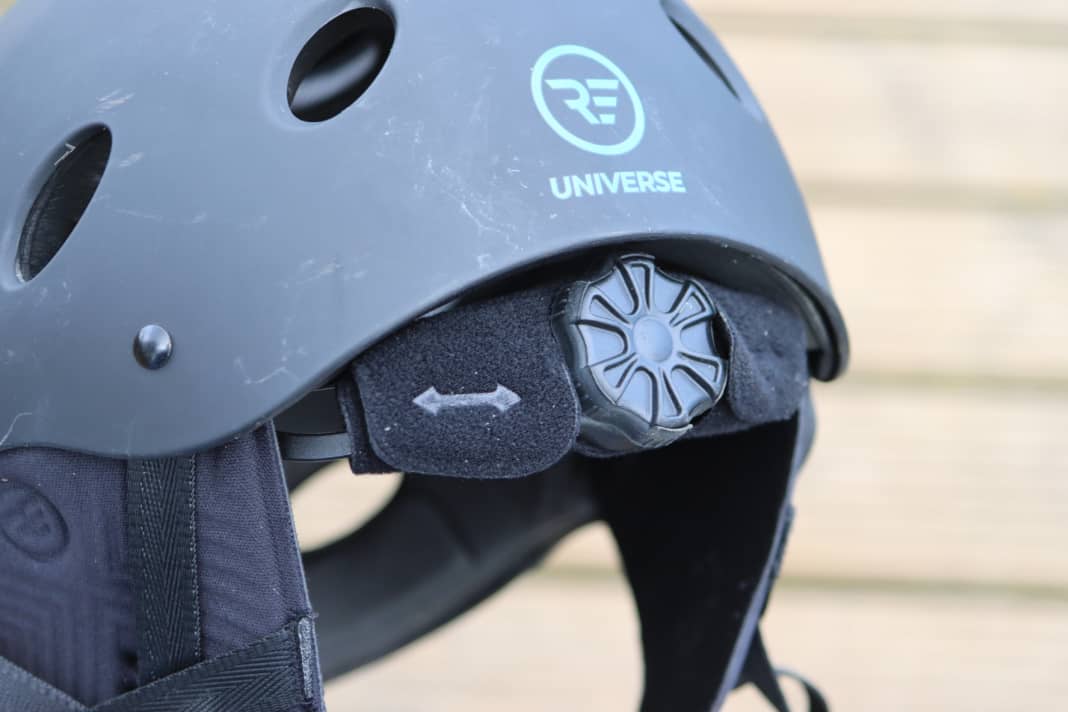 The Universe helmet can be individually adjusted using an adjustment wheel at the back of the head