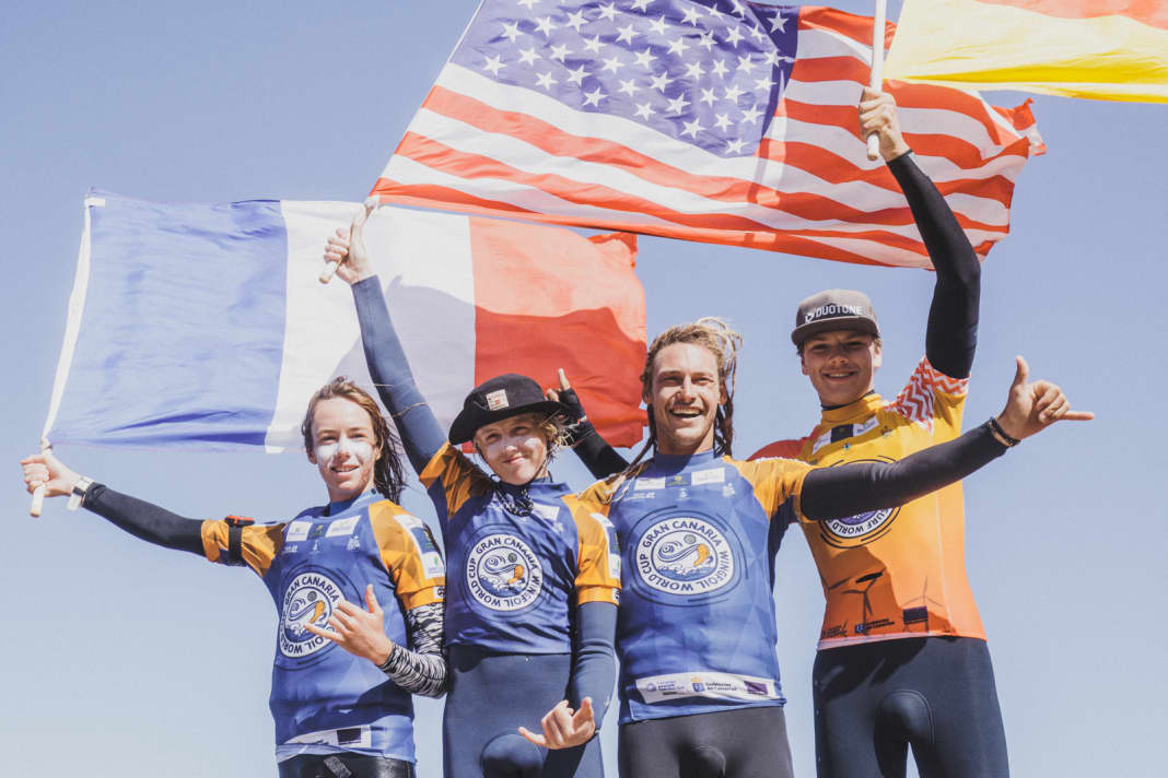 Benjamin May wurde beim World Cup Pozo sensationeller Vierter im Surf-Freestyle, hin