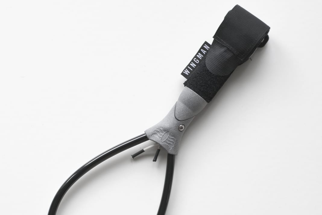 The Wingman Spinner harness rope allows you to stay hooked in during manoeuvres and flips