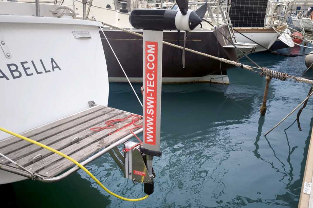 Der Propeller des SWI-TEC-Generators wird individuell auf die eigene Yacht eingestellt.