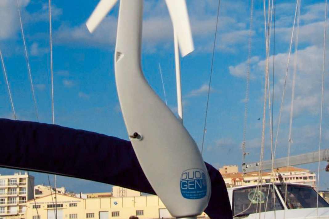 Hybride : le Duo-Gen peut également servir d'éolienne.