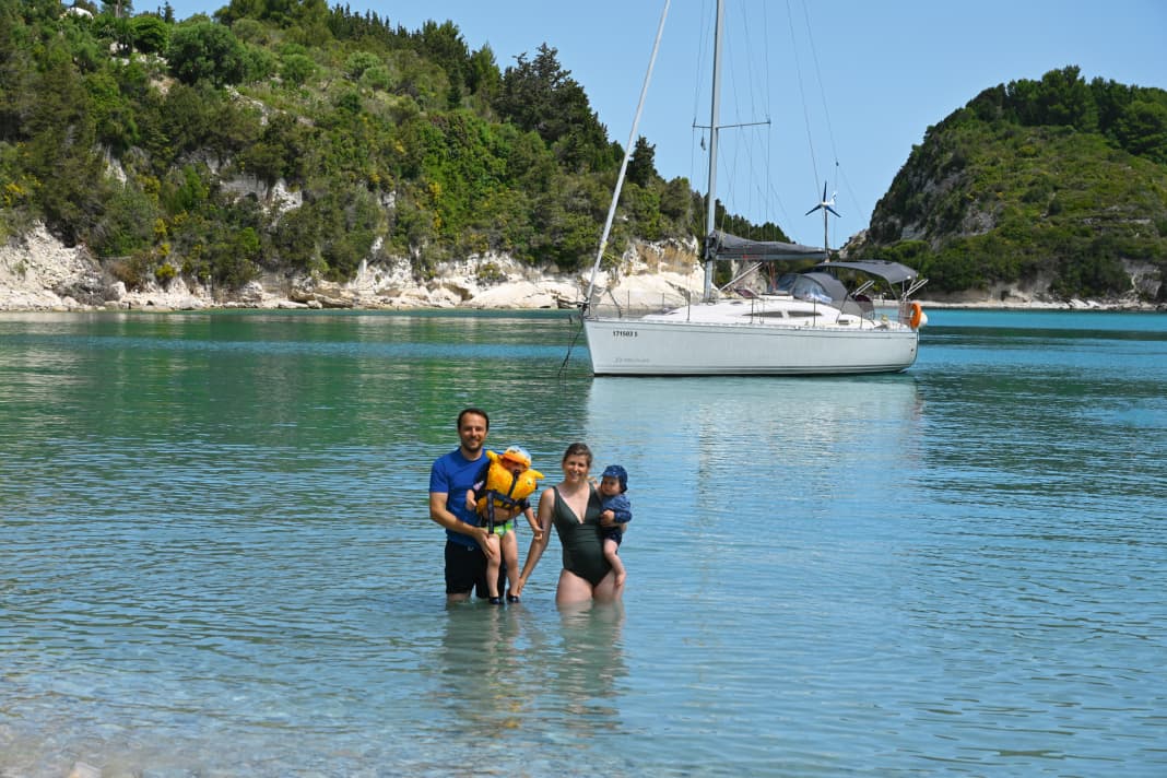 Cati, Johannes, Theo and Piet Erdmann spent six months travelling the Mediterranean in their Delphia 33 "Maverick Xuma"