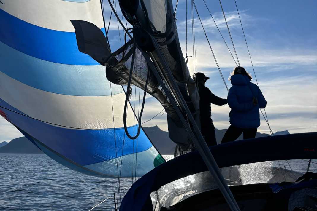 Hannah Hoven, a student from Kiel, sailed to Norway in her own sailing boat.