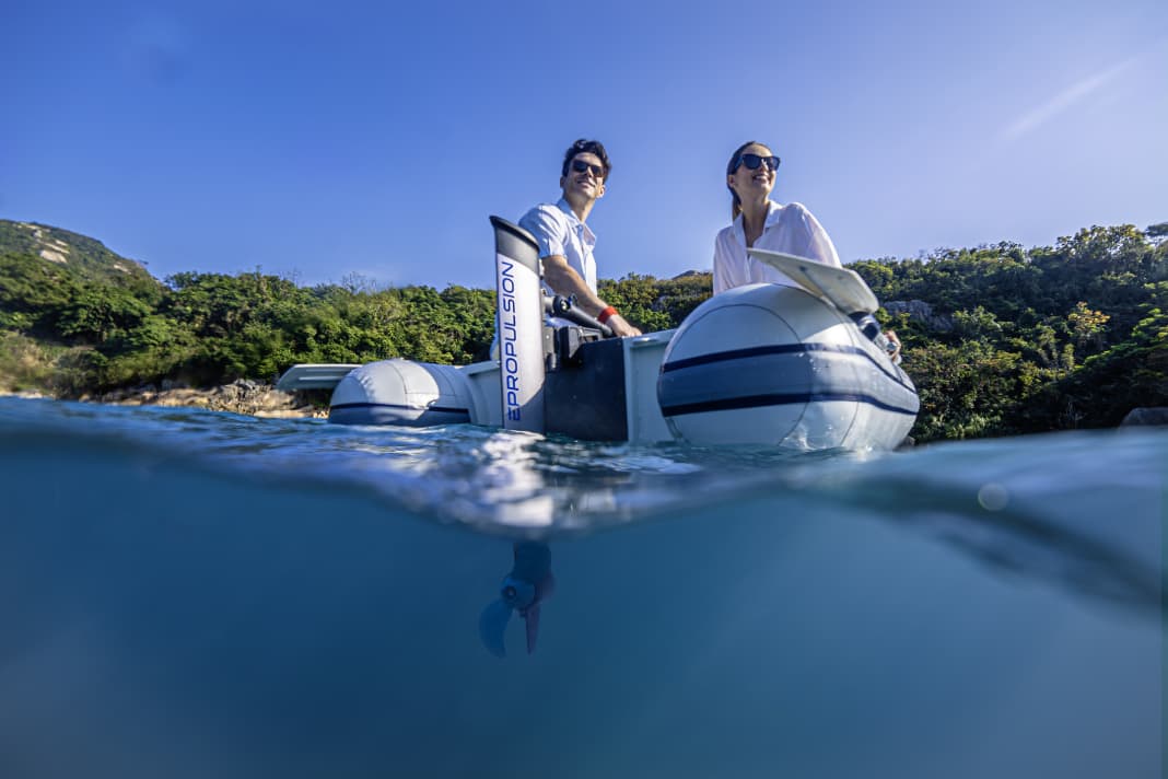 The new eLite is well suited as a drive for dinghies