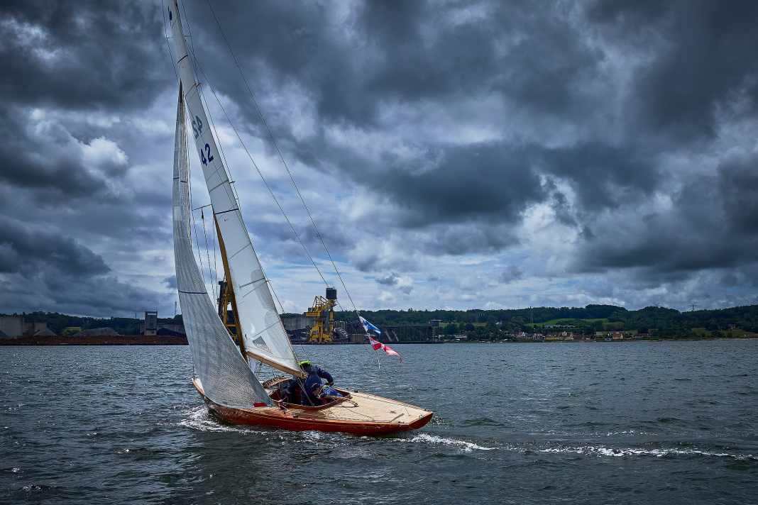 Åbenrå bei der Classic Week Start und Wettfahrt der Yachten aus der Gruppe 2-4