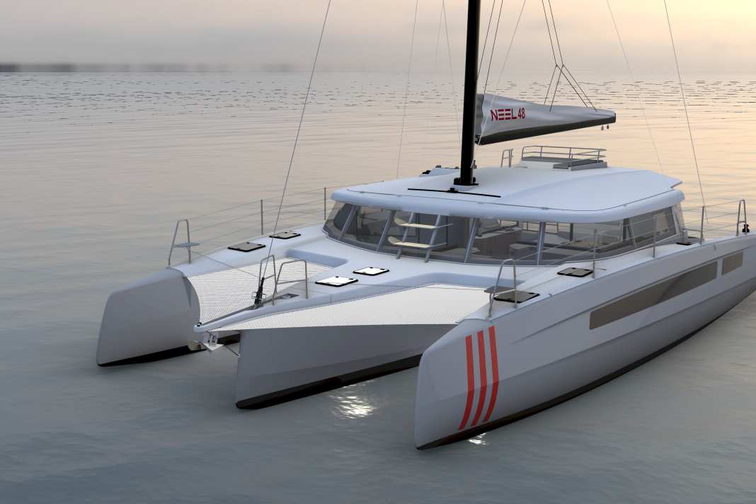 It’s actually like a catamaran, only with three hulls. The innovative, yet highly distinctive Neel concept is unique in the multihull boat market.