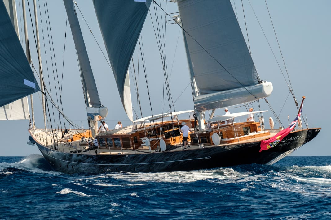 Elegante Gewalt: die 56-Meter-Ketsch „Aquarius“