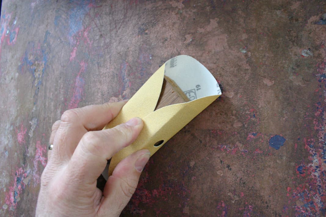 Even a hull that still looks good can have bubbles after sanding the antifouling