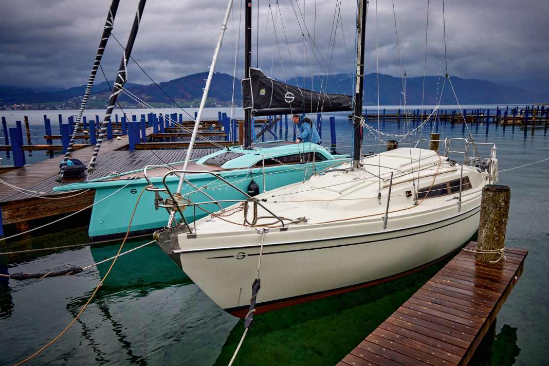 The Sunbeam 25 is the first yacht co-designed by Manfred Schöchl, the 29.1 the youngest