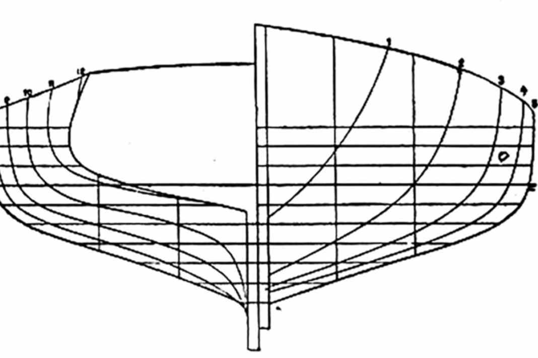Crack of the "Spray" | Drawing: Yacht Archiv