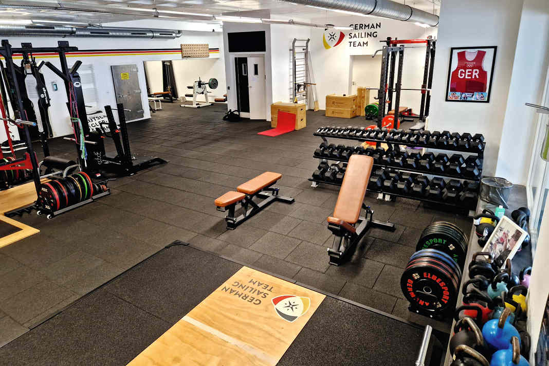 Der Athletikbereich steht den Aktiven exklusiv zur Verfügung