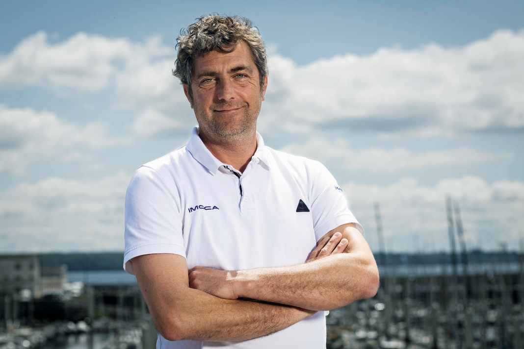 Il presidente della classe Imoca Antoine Mermod