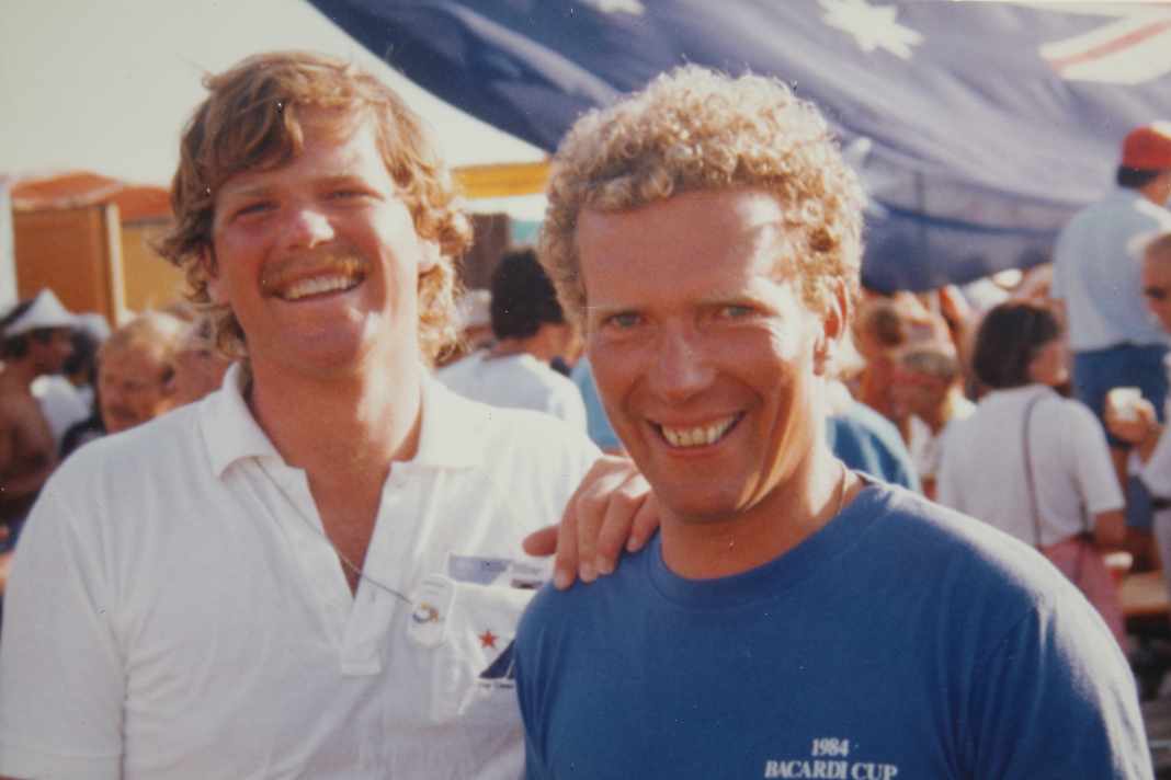 Achim Griese mit seinem Erfolgsvorschoter Michael Marcour.