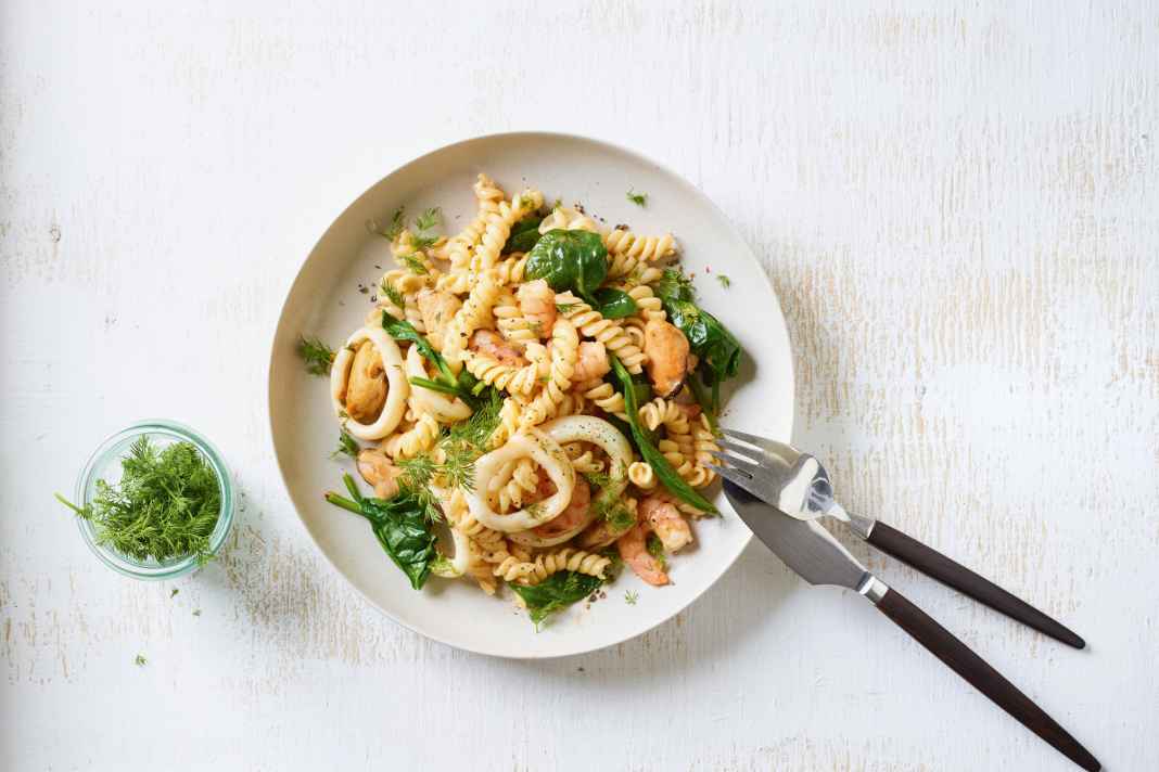 Meeresfrüchte-Pasta