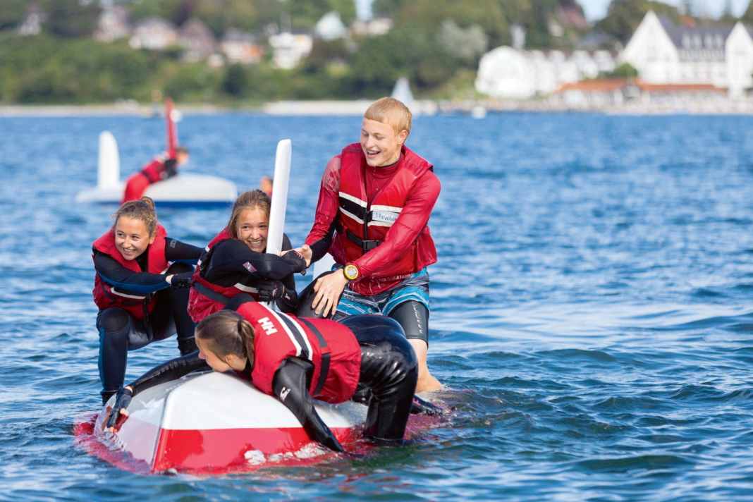 Sailing is a team sport and is best experienced in company.