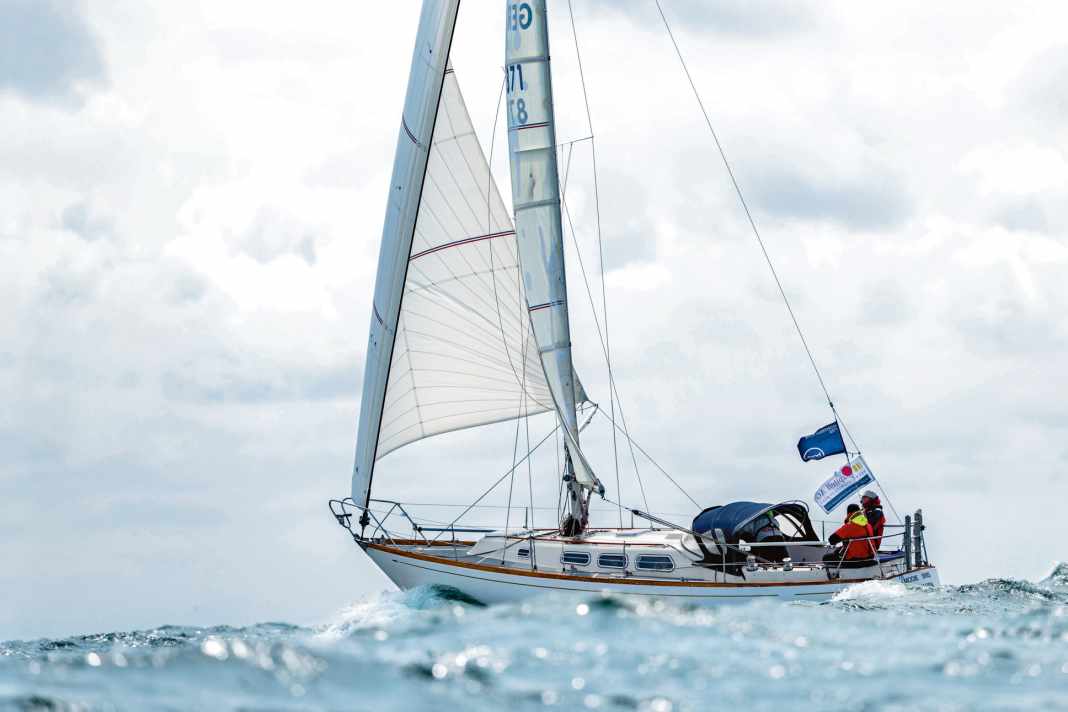 Hanseat 70 auf der Nordseewoche 2025. Noch immer sind die soliden Yachten hier vertreten.