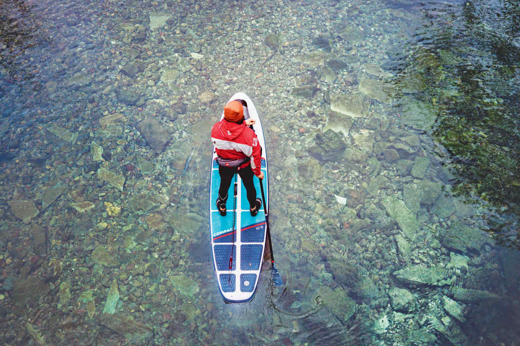SUPs combine balance exercises, sporting challenges and transport options for the anchor bay.
