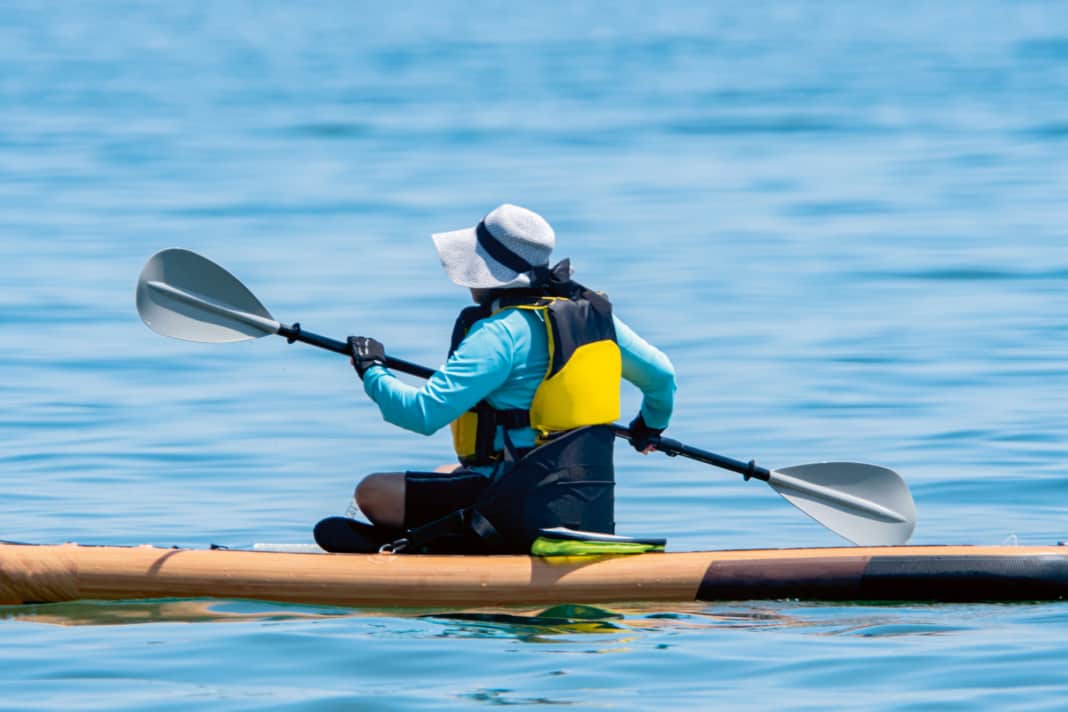 Sitz für das SUP-Board.