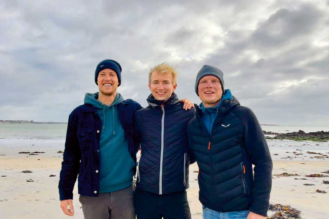 Starker Zusammenhalt (v. l.): Victor David, Hendrik Lenz und Thiemo Huuk.