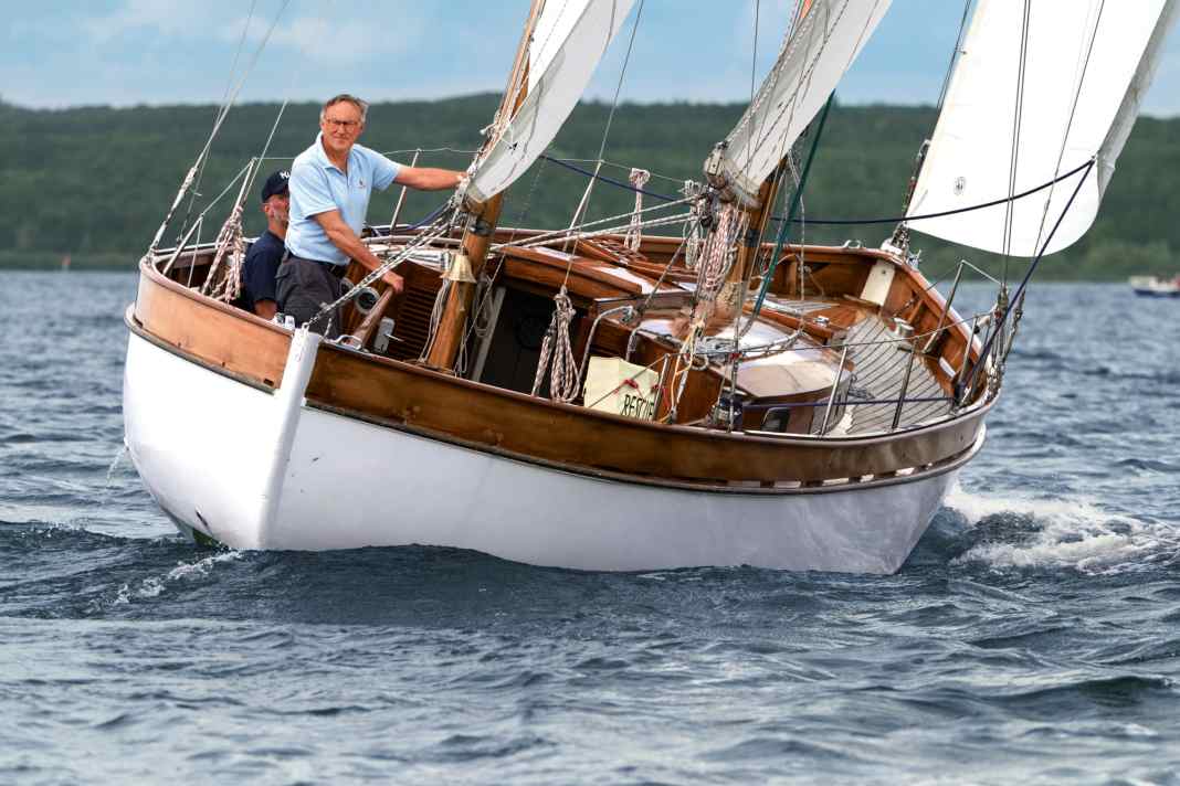 Das Flaggschiff des Ammersees: Der rund elf Meter lange Lotsenkutter fuhr früher auf Nord- und Ostsee.