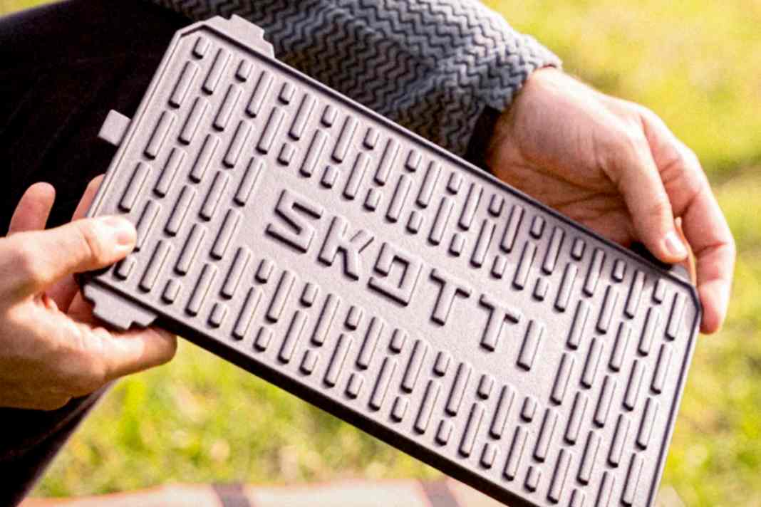 Plancha peu encombrante de Skotti.