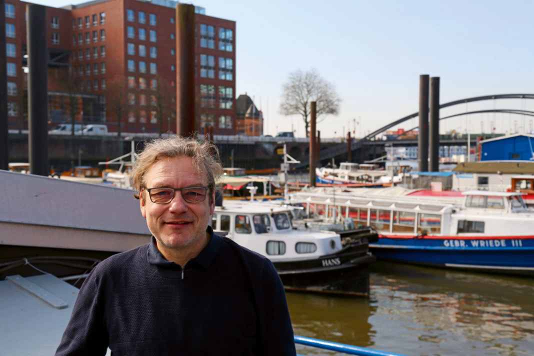 Mark Möller, Pastor der Flussschifferkirche im Hamburger Hafen. | YACHT/D. Ingelfinger