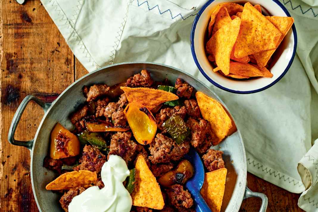 Poêlée de viande hachée à la harissa et au paprika
