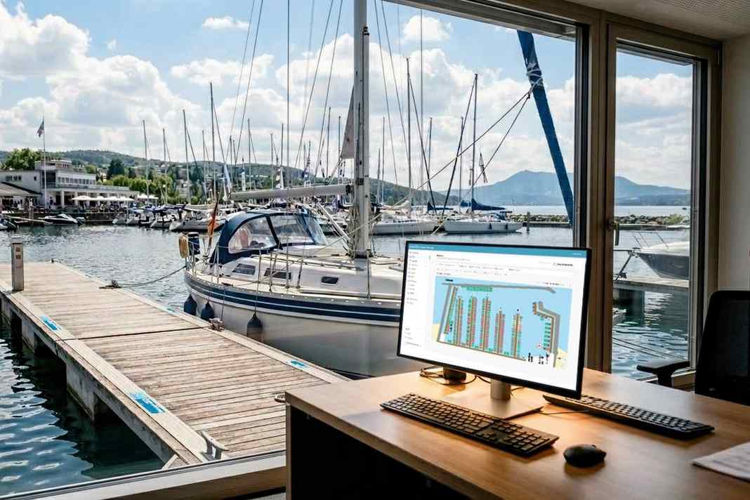 Modern booking systems show the harbour master the occupancy of the jetties in real time on the screen and simplify the management of free spaces.