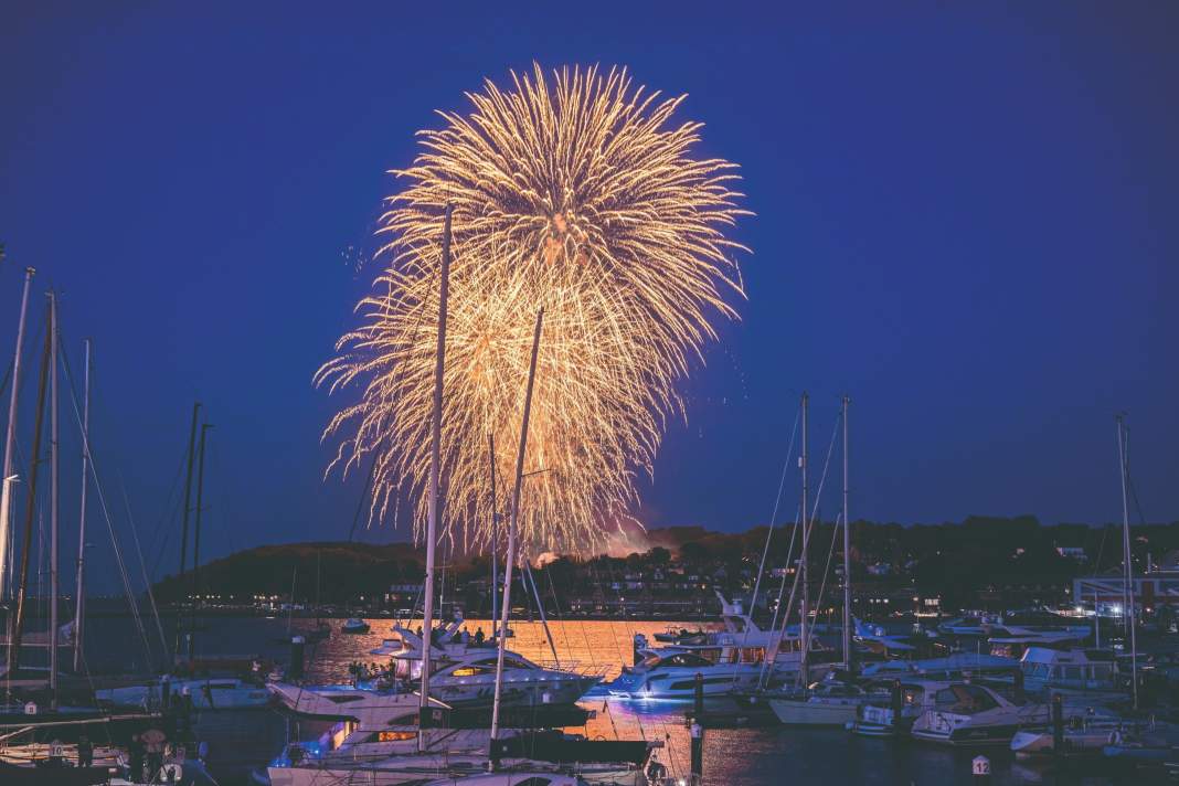 Für einige Jahre wurde es ausgesetzt, heute
gehört das Feuerwerk wieder zum Programm.