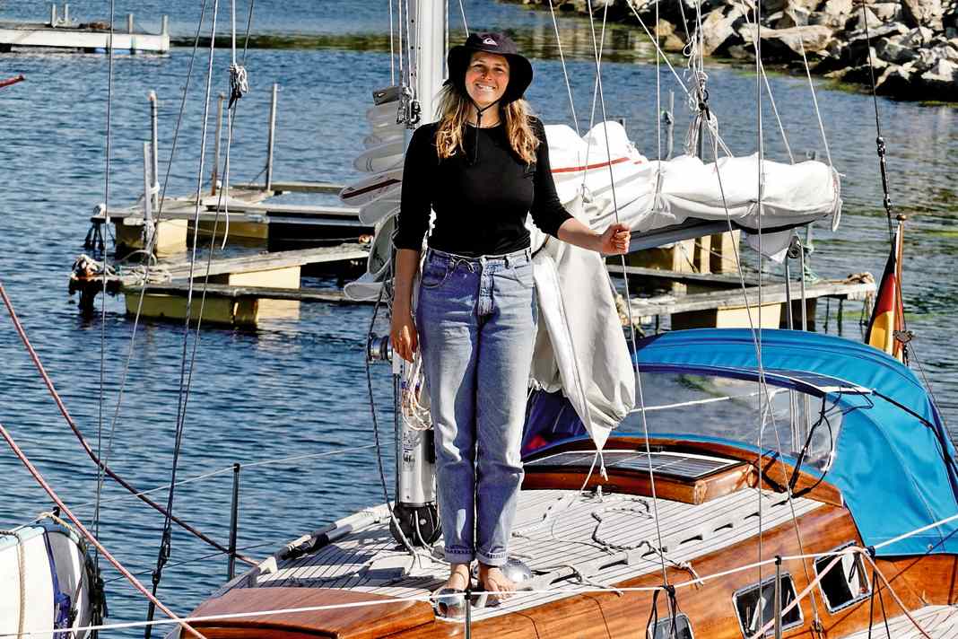 Für 15 Monate ist "Lilja", eine Vindö 40, Hannahs Zuhause.