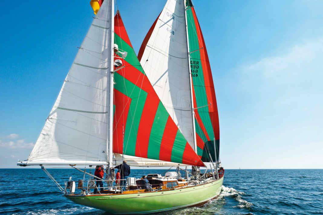 «Germania VI»: questa yawl, gestita dalla Fondazione Krupp, è utilizzata per l’addestramento alla navigazione a vela.