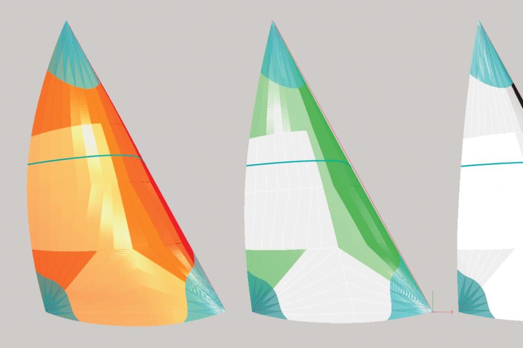 The centre width of the Code Zero determines its size and profile. This also determines the wind range in which the sail can be used.