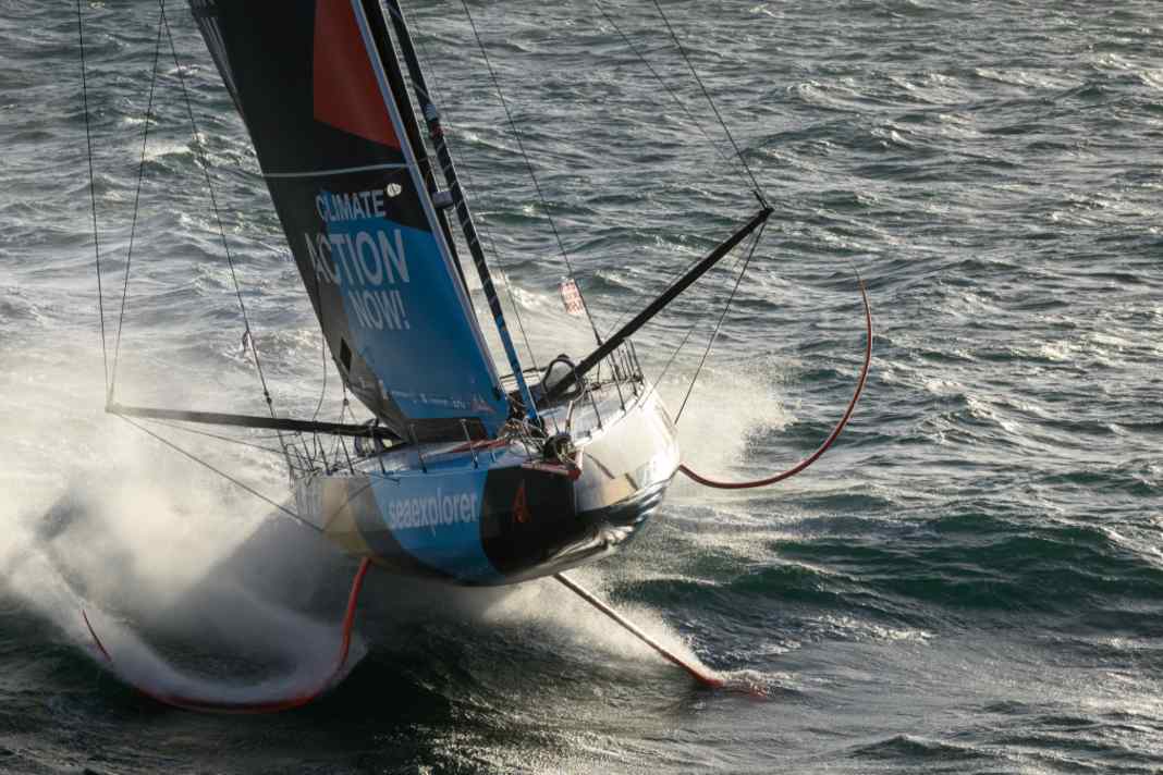 Le "Malizia - Seaexplorer" de Boris Herrmann fonce vers New York