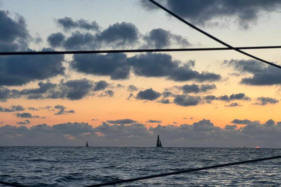 La vue pour la skipper de "L'Occitane En Provence" Clariss Crémer