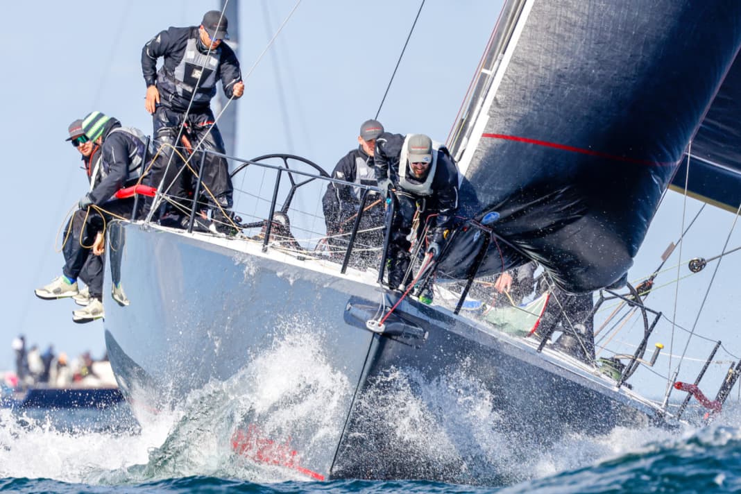 Michael Berghorn's "Halbtrocken 4.5" is one of the top boats in the large ORC classification group A