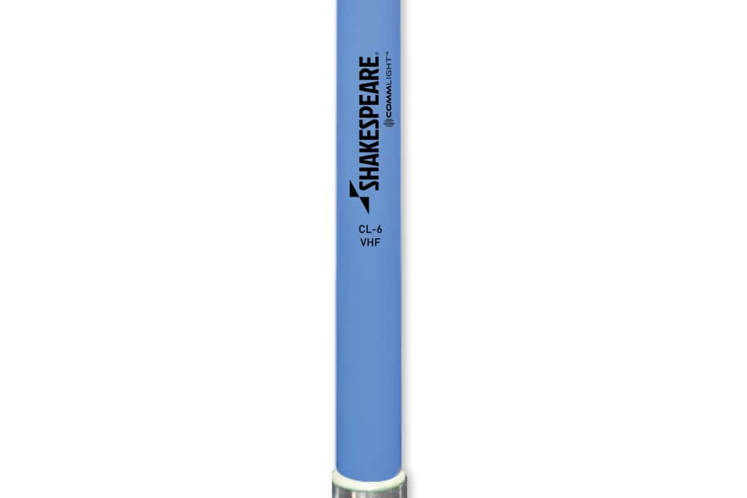 L'intera lunghezza dell'antenna VHF Comm-Light può essere illuminata dall'interno.